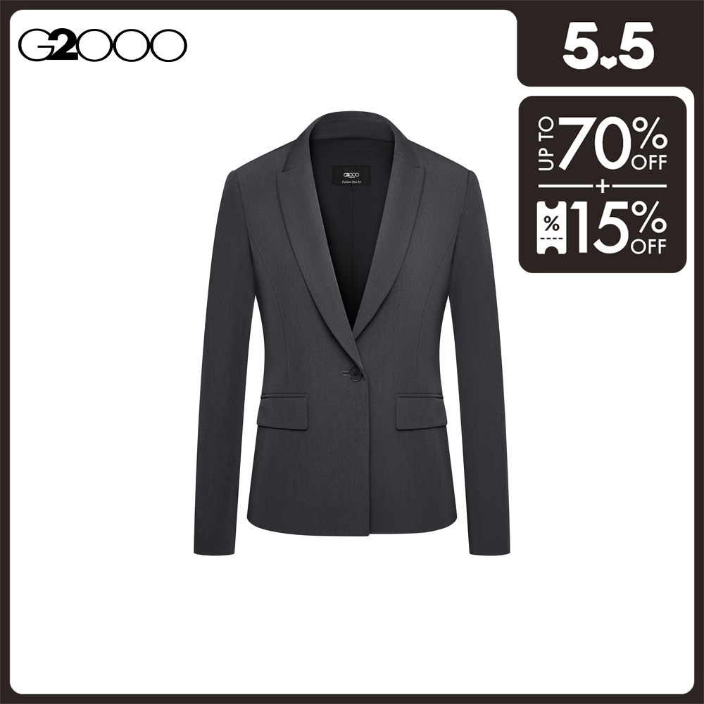 G2000 Women Anti-UV TRS Twill Blazer with Pocket Flap