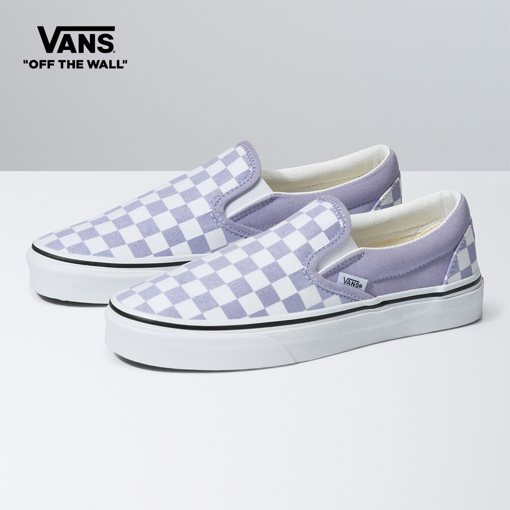 Vans Color Theory Classic Slip-On Sneakers Men (Unisex US Size) PURPLE VN0A5AO8ZS01